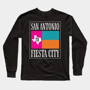 San Antonio TX Fiesta City Long Sleeve T-Shirt